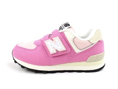 New Balance real pink/linen 574 sneaker